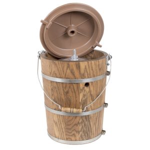 Tub cover for ice cream maker